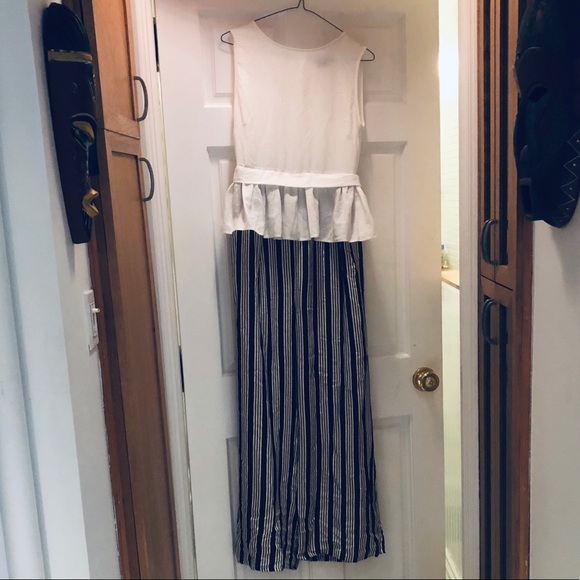 ASOS peplum jumpsuit wide leg - Picture 1 of 6